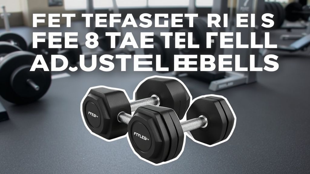 Feierdun DB1可调哑铃：花一半的钱，享Bowflex同级体验