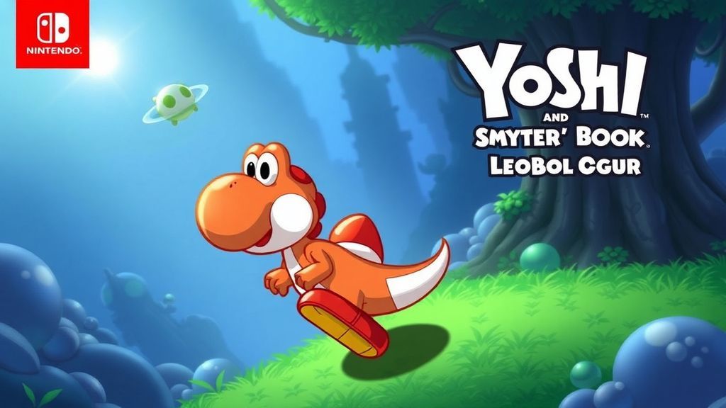 《耀西与神秘之书》5月21日独占登陆Switch！手绘童话风冒险开启